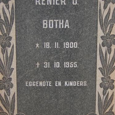 BOTHA Renier J. 1900-1955