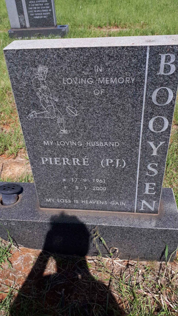 BOOYSEN P.J. 1961-2000