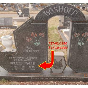 BOSHOFF W.H. 1940-1990