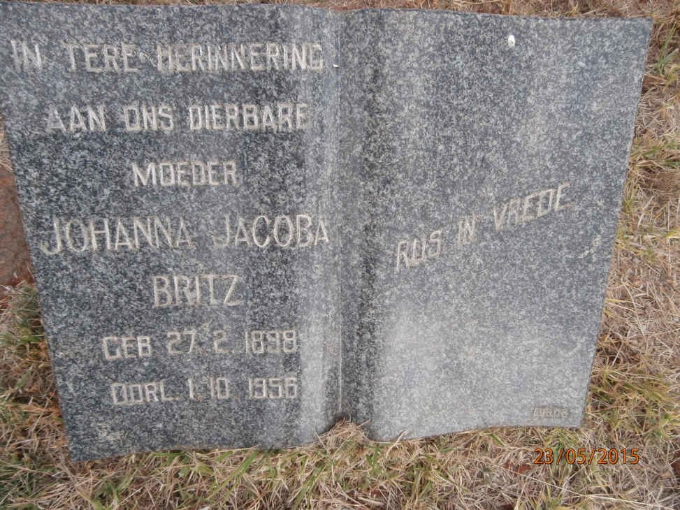 BRITZ Johanna Jacoba 1898-1956
