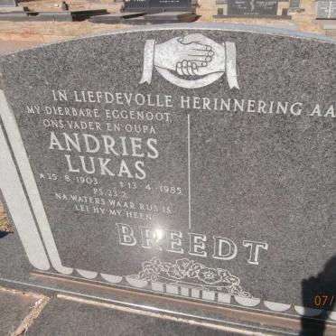 BREEDT Andries Lukas 1903-1985