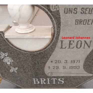 BRITS Leonard Johannes 1971-1993