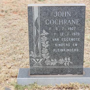 COCHRANE John 1927-1979