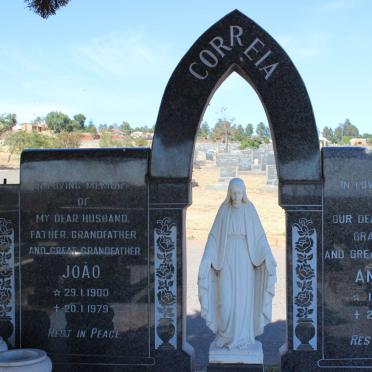 CORREIA Joáo 1900-1979 &amp; Antonia 1901-1993