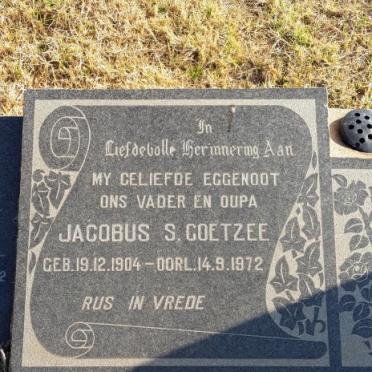 COETZEE Jacobus S. 1904-1972