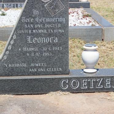 COETZEE Leonora nee HARMSE 1943-1983