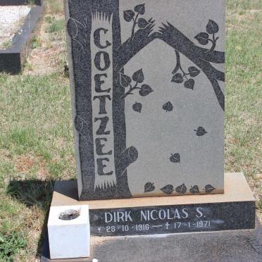 COETZEE Dirk Nicolas S. 1916-1971