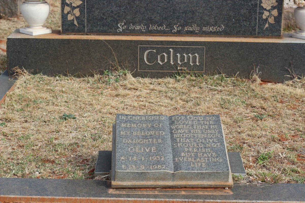 COLYN Olive 1932-1982 :: COLYN Leonard -1961