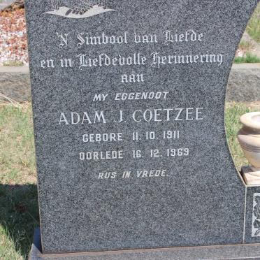 COETZEE Adam J. 1911-1969