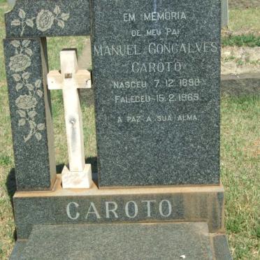 CAROTO Manuel Goncalves 189?-1969
