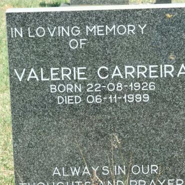 CARREIRA Valerie 1926-1999