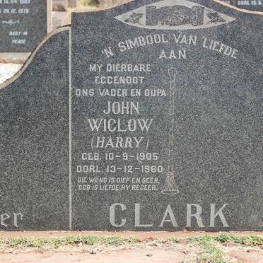 CLARK John Wiclow 1905-1960