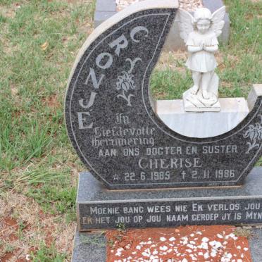 CRONJE Cherise 1985-1986