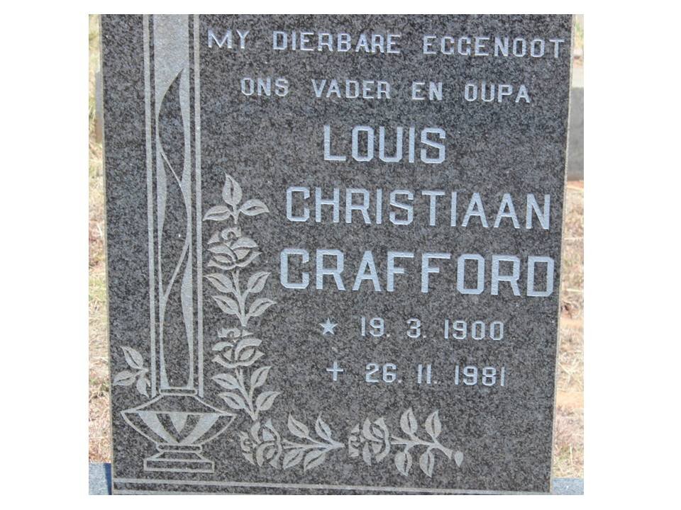 CRAFFORD Louis Christiaan 1900-1981