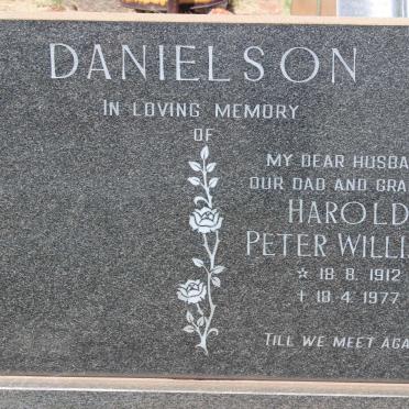 DANIELSON Harold Peter William 1912-1977
