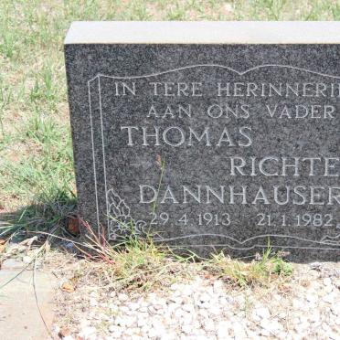 DANNHAUSER Thomas Richter 1913-1982