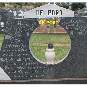 DELPORT Francois Wilhelmus 1918-1985