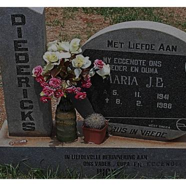 DIEDERICKS Maria J.E. 1941-1988