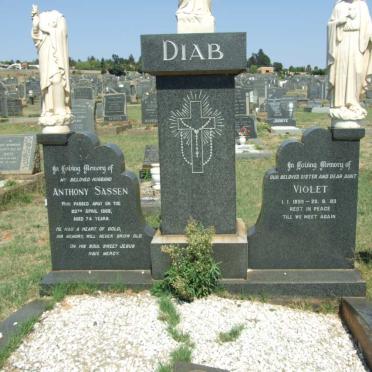 DIAB Anthony Sassen -1988 &amp; Violet 1899-1983