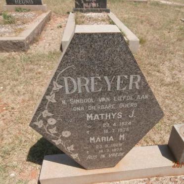 DREYER Mathys J. 1924-1975 &amp; Maria M. 1928-1975