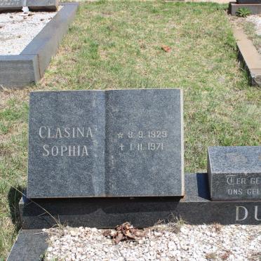 DUNN Clasina Sophia 1929-1971