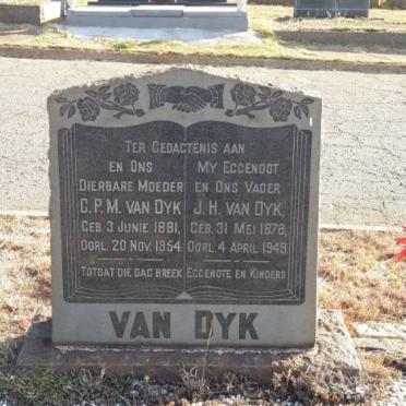 DYK J.H., van 1878-1949 &amp; C.P.M. 1881-1954