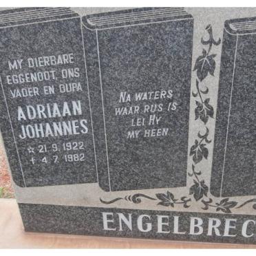 ENGELBRECHT Adriaan Johannes 1922-1982