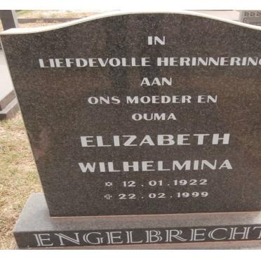 ENGELBRECHT Elizabeth Wilhelmina 1922-1999