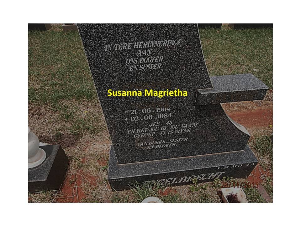 ENGELBRECHT Susanna Magrietha 1904-1984