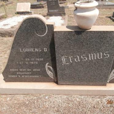 ERASMUS Lourens D. 1938-1973