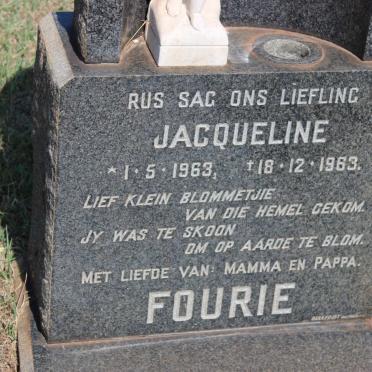 FOURIE Jacqueline 1963-1963