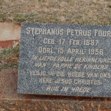 FOURIE Stephanus Petrus 1887-1956