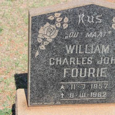 FOURIE William Charles John 1957-1962