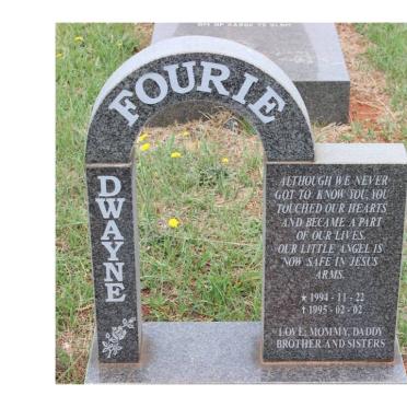 FOURIE Dwayne 1994-1995