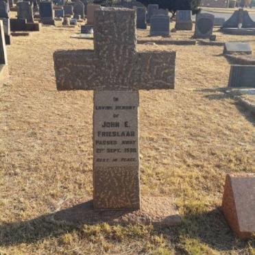 FRIESLAAR John E. -1950
