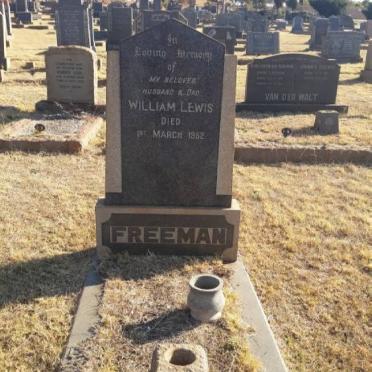 FREEMAN William Lewis -1952