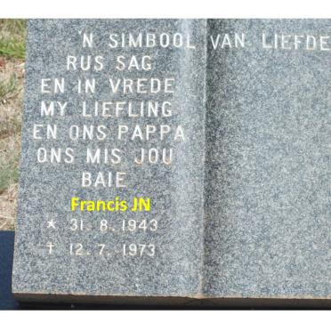 FRANCIS J.N. 1943-1973