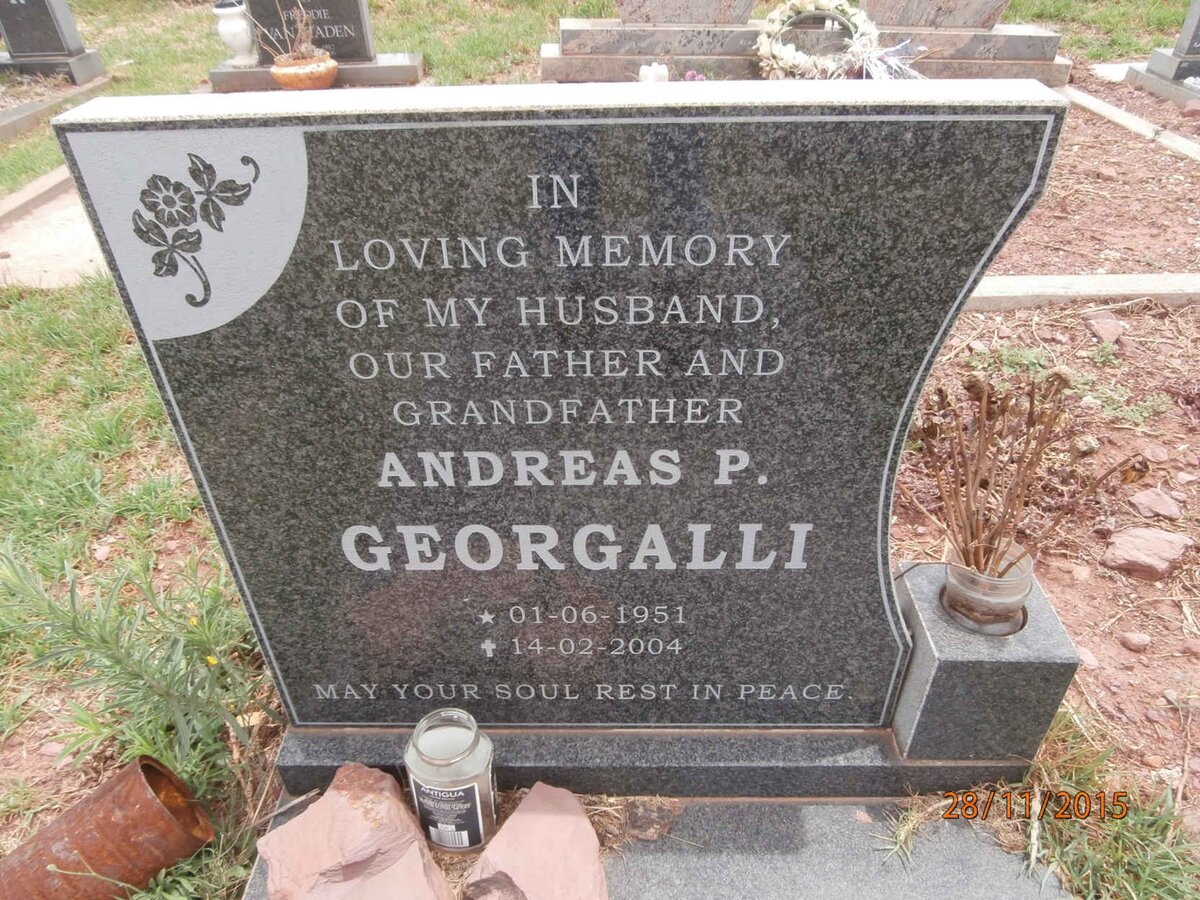 GEORGALLI Andreas P. 1951-2004