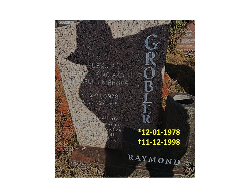 GROBLER Raymond 1978-1998