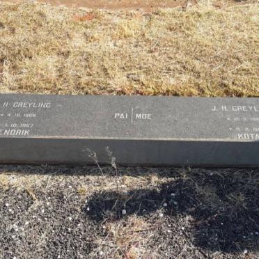 GREYLING J.H. 1908-1967 &amp; J.H. 1910-1998