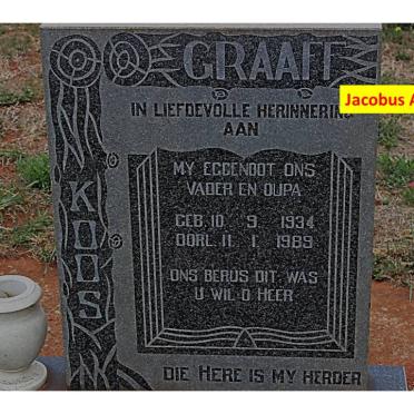 GRAAFF Jacobus Abraham 1934-1989