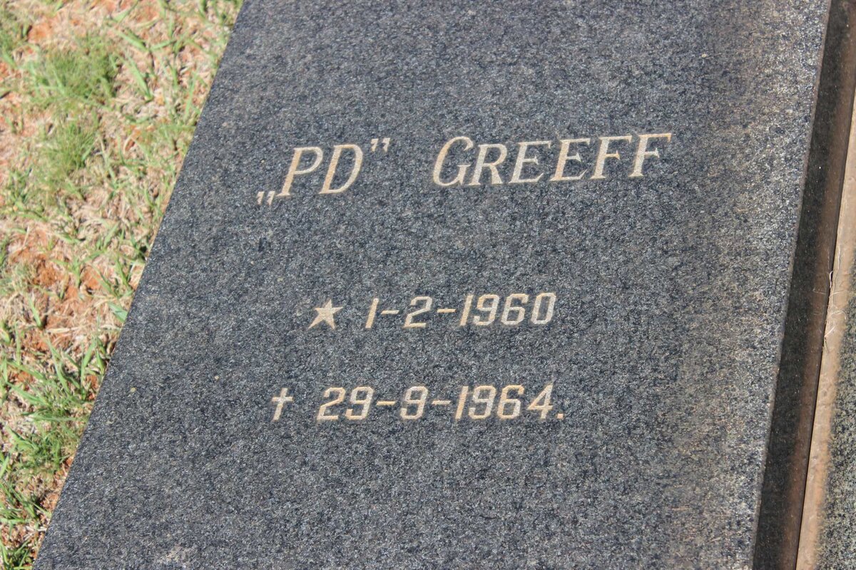 GREEFF P.D. 1960-1964