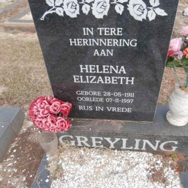 GREYLING Helena Elizabeth 1911-1997
