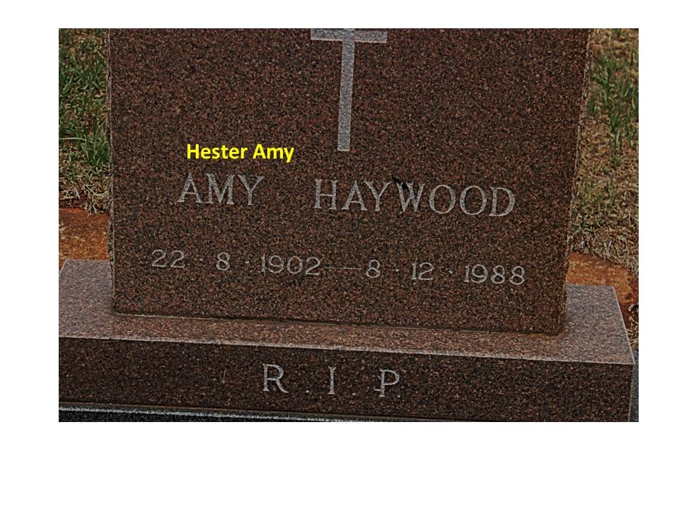 HAYWOOD Amy 1902-1988