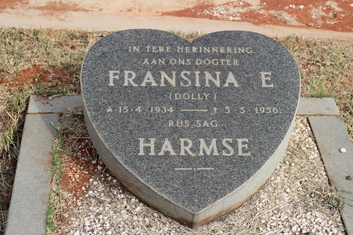 HARMSE Fransina E. 1934-1956