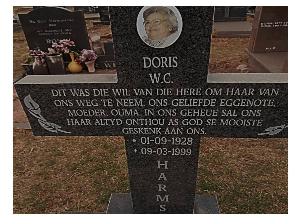 HARMS? Doris W.C. 1928-1999