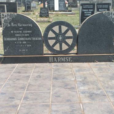 HARMSE Gerhardus Christiaan Frederik 1918-1974