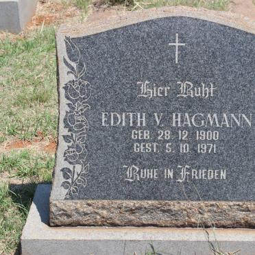 HAGMANN Edith V. 1900-1971