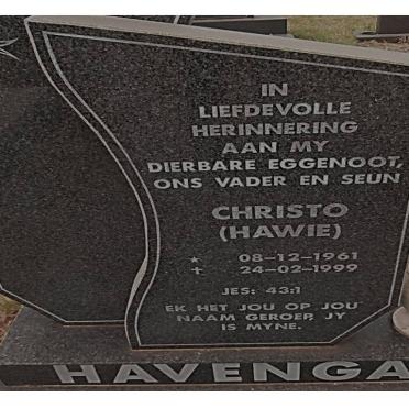 HAVENGA Christo 1961-1999