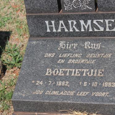 HARMSE Boetietjie 1962-1963